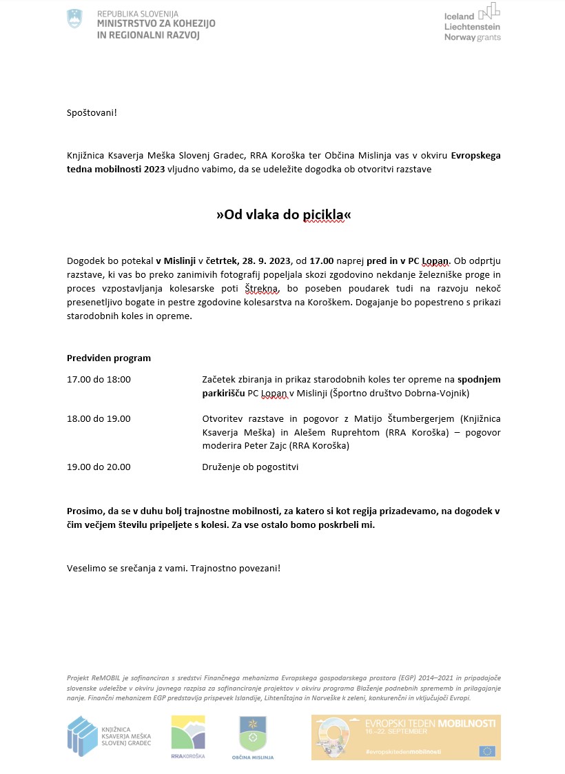 Od vlaka do picikla